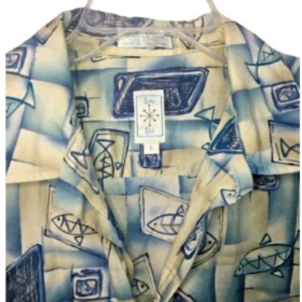 Vintage Mens Hawaiian Shirt - Picture 3 of 7